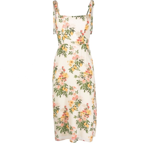 NEW Reformation Besse Midi Floral Dress - Milo Floral - Picture 2 of 13